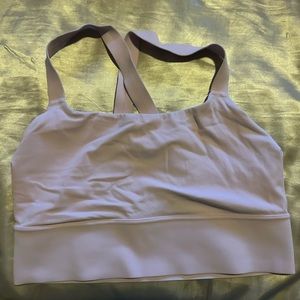 Athleta Warriors Light Pink Sports Longline Bra Size M
